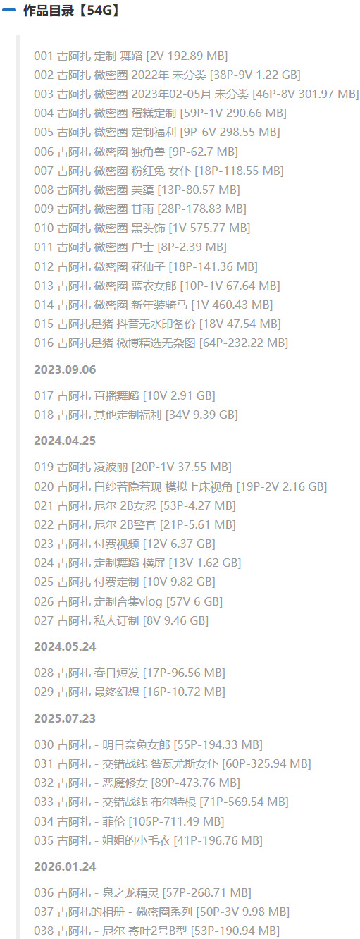 图片[2]-古阿扎 – 微密圈写真&视频合集【持续更新中】-Cosplay套图下载
