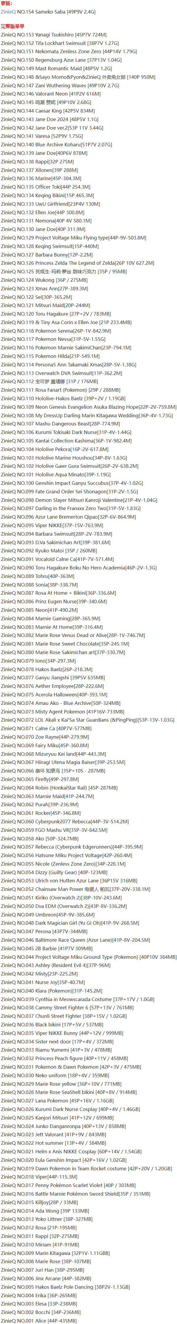 图片[2]-ZinieQ – 写真图片合集【持续更新中】-Cosplay套图下载