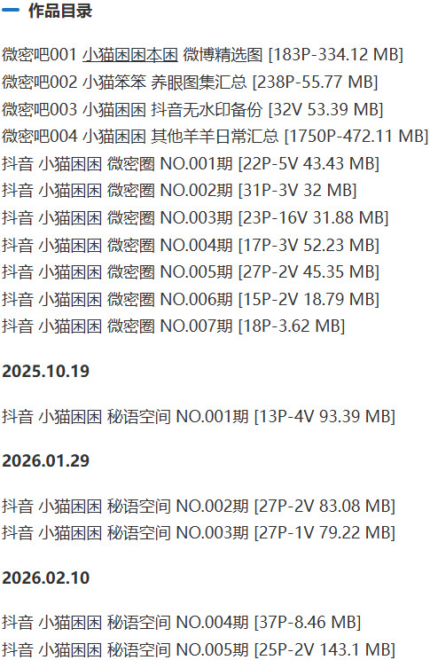 图片[2]-小猫困困 – 微密圈写真&视频合集【持续更新中】-Cosplay套图下载